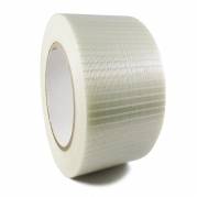 Tape krydsfiberarmeret PP 25mmx50m hvid