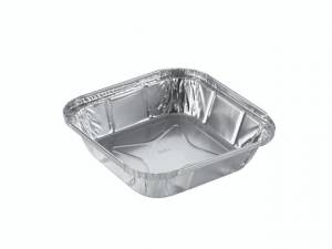 Foliebakke Alu Plus Pack 153x153x24mm,542ml - 100stk/pak
