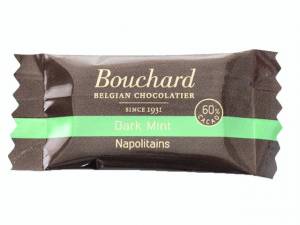 Chokolade, Bouchard mørk mint, 5 g,