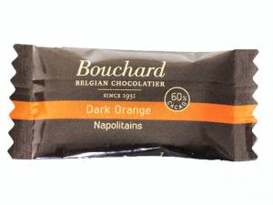 Chokolade, Bouchard mørk orange, 5 g,