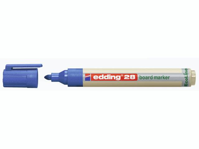 Edding 28 EcoLine whiteboardmarker 1,5-3mm blå