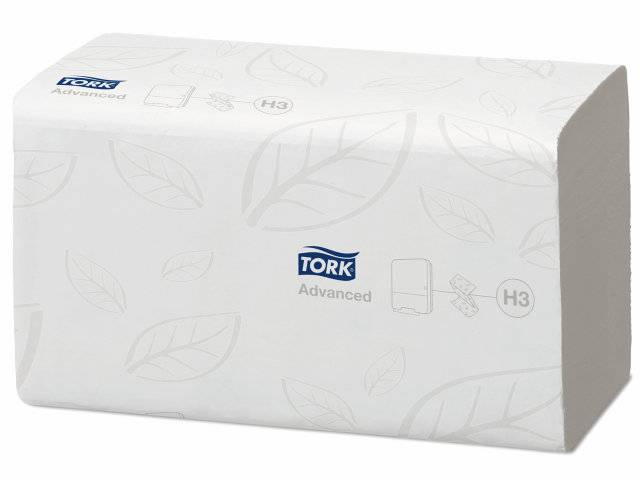 Tork Soft Singlefold håndklædeark 2-lag One-Stop H3 290163 hvid