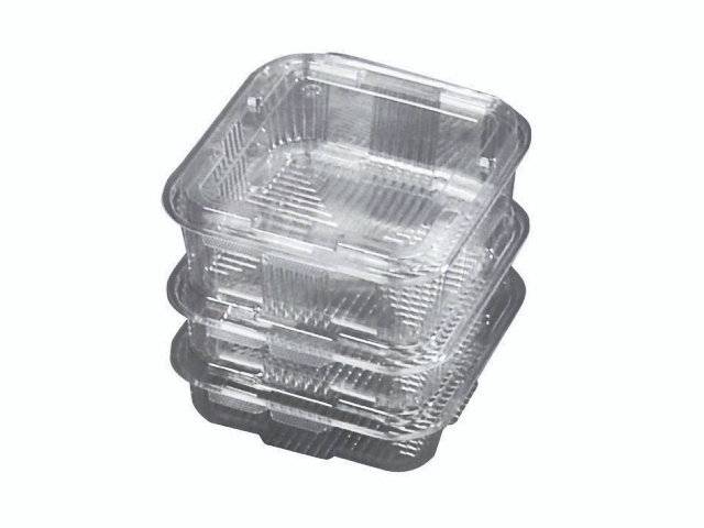 Plastbakke m/hængslet låg v496 175x168x50mm 750ml 300stk/ka