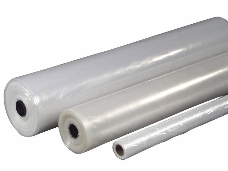 Plastik Transluz. gråmeleret 2x50mx0,10mm 9,2kg foldet 1 gang (PE)