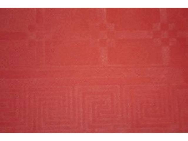 Rulledug i bordpapir stof præg 5000x120cm rød