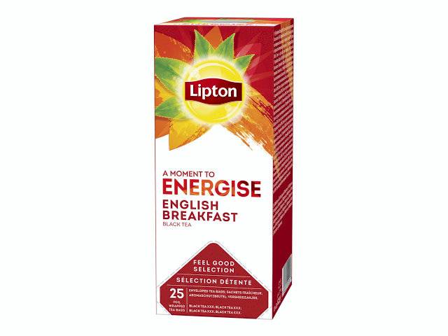 Lipton English Breakfast te, 25 breve