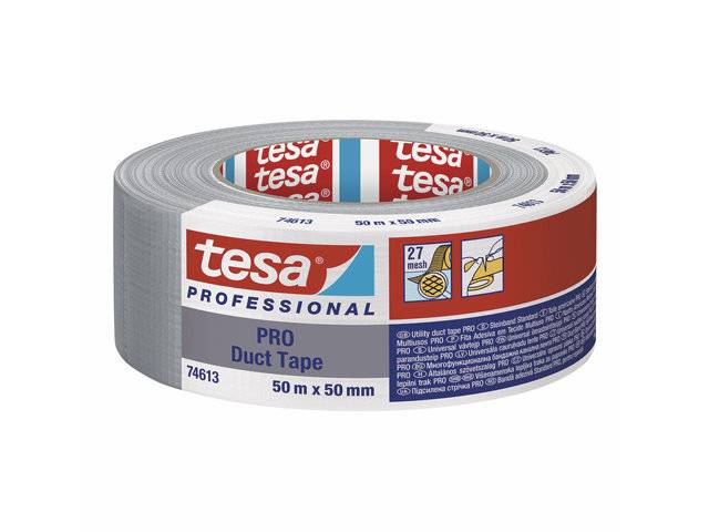 Tesa lærred tape 4613 Duct tape 48mmx50m grå