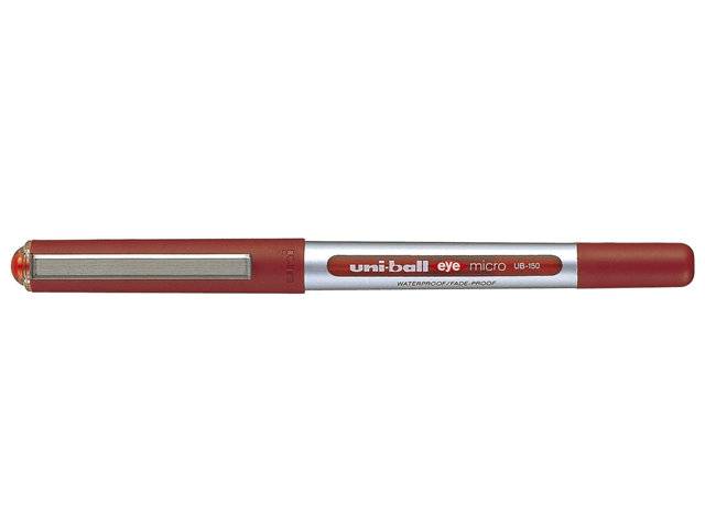 Uniball rollerpen 0,5mm UB-150 Eye micro rød