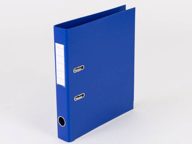 Q-line brevordner med metalskinne A4 50mm blå