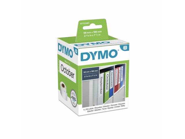 Dymo 99019 etiketter X-store 59x190mm S0722480 hvid