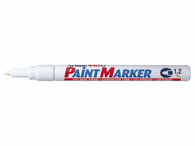 Artline 440XF Paint marker 1,2 mm rund spids hvid