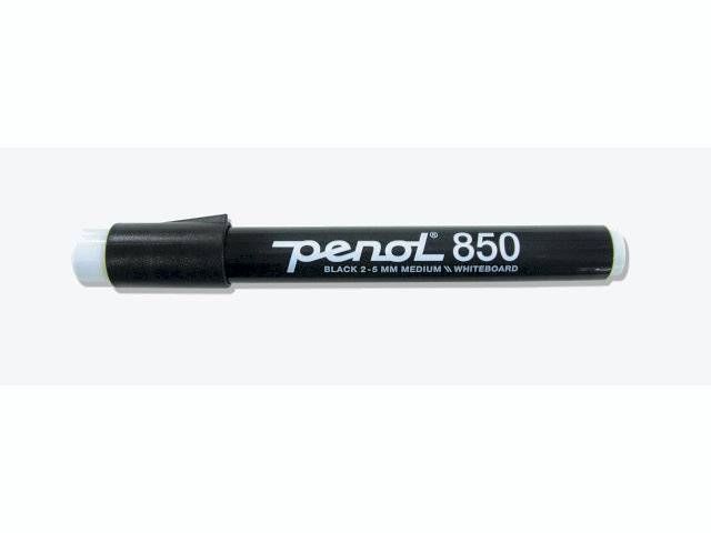 Penol Whiteboardmarker 850 2-5mm med 2-5mm skrå spids sort