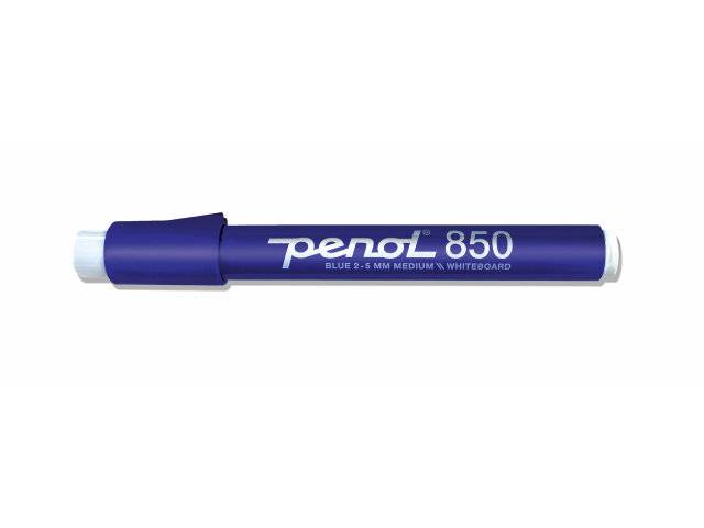 Penol Whiteboardmarker 850 2-5mm med 2-5mm skrå spids blå