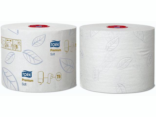 Tork toiletpapir T6 Premium Soft 2-lags 127520 hvid, 27 ruller