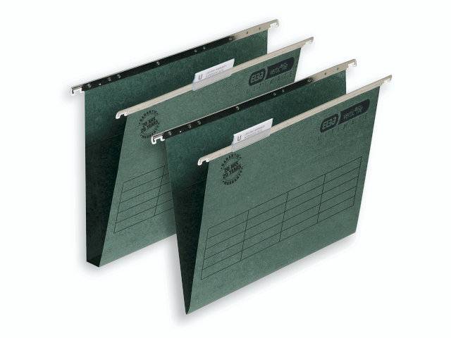 Elba Vertic file hængemappe A4 med  V-bund grøn