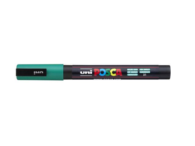 Posca PC-3M marker 0,9-1,3mm smaragdgrøn