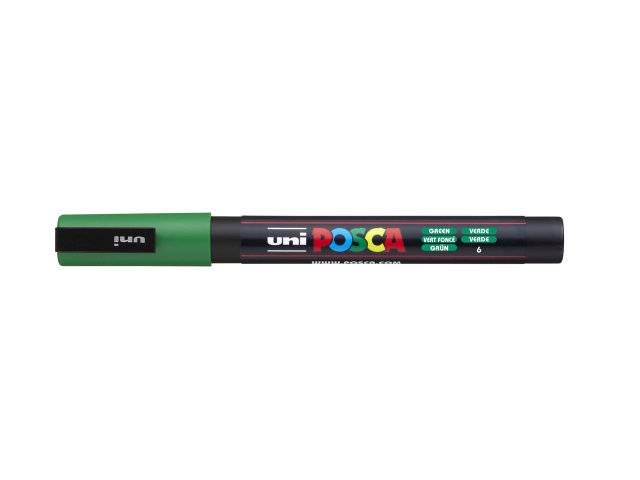 Posca PC-3M marker 0,9-1,3mm grøn
