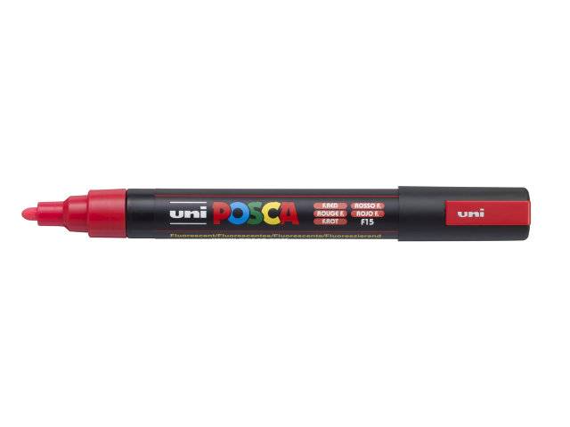 Posca PC-5M marker 1,8-2,5mm neon rød