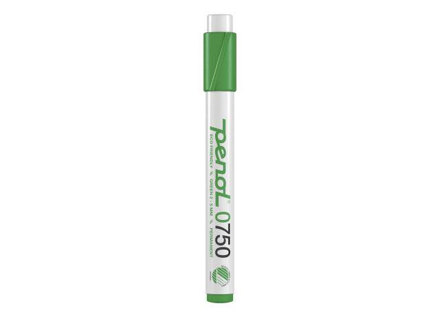 Penol marker 0750 2-5mm skrå spids permanent grøn