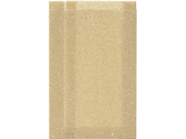 Duni papirspose af græs bionedbrydelig 310x200mm brun