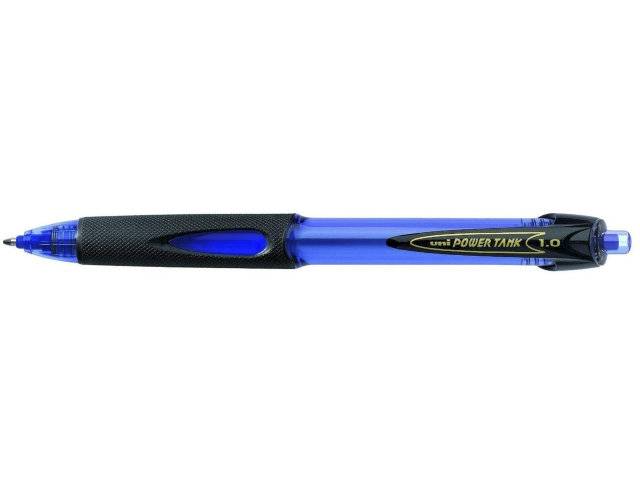 Uni PowerTank SN 220 kuglepen med klik medium 0,4mm blå