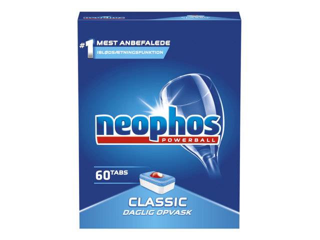 Neophos Powerball Maskinopvasketabs, 60 stk