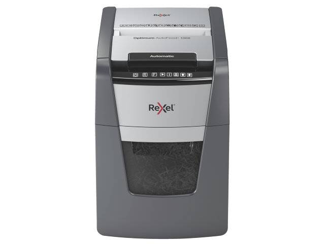 Rexel Optimum AutoFeed+ 100X krydsmakulator P4, 100 ark