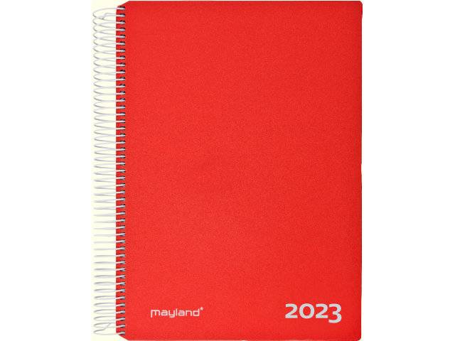 Mayland Timekalender 17x23,5cm 23218010 (år 2023) rød