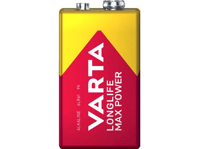 Varta Longlife Max Power 9V batteri
