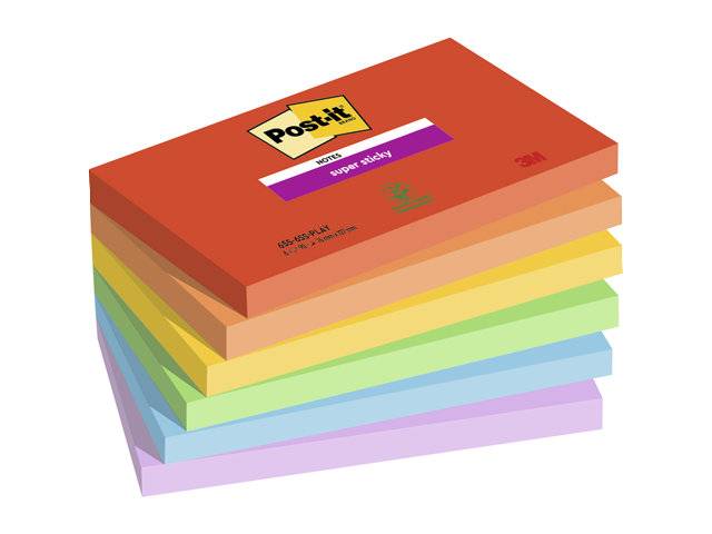 Post-it notes Super Sticky Playful Colour 76x127mm