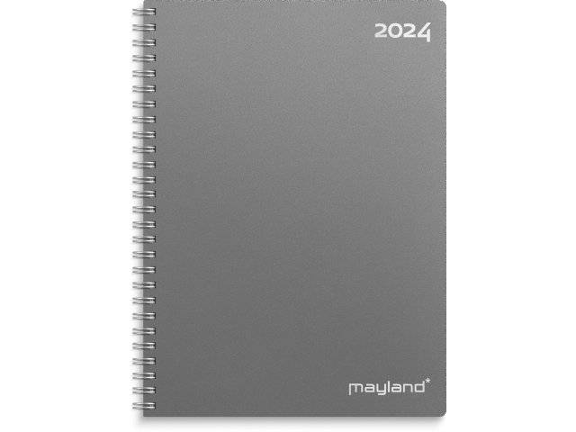 Mayland 2024 Ugekalender A5 PP 15x21cm mørk grå 24200000