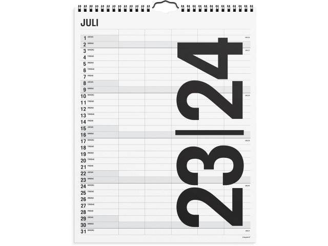 Mayland 2023/24 Familiekalender Black and white 24808600