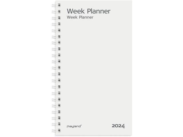 Mayland 2024 Week Planner REFILL 9,5x16,8cm højformat 24088500