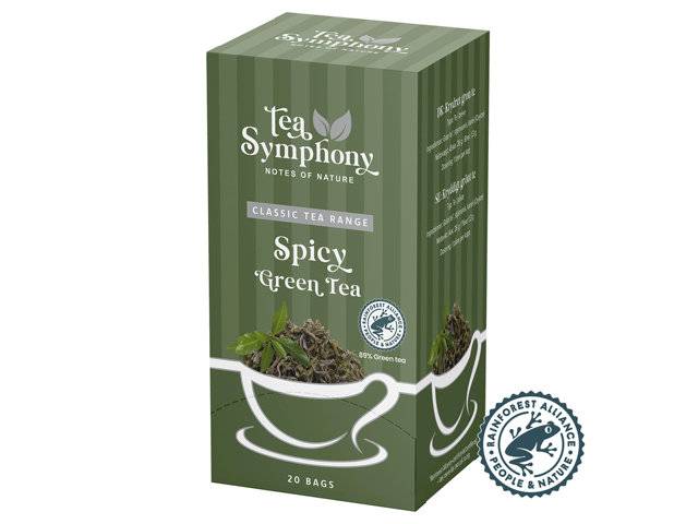 BKI Symphony te Spicy Green Tea Rainforest Alliance, 20 tebreve