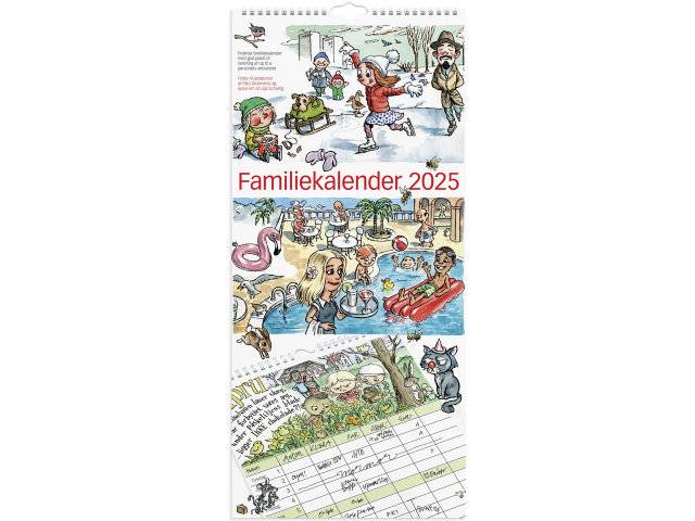 Mayland 2025 Familiekalender med illustrationer 23x50cm 25066100