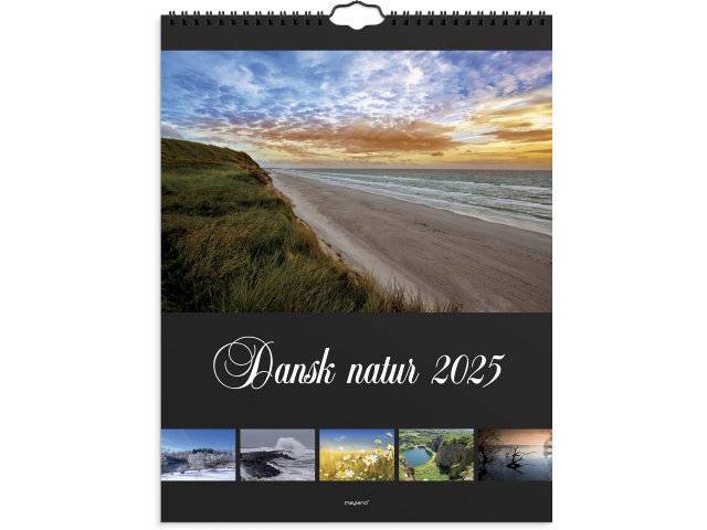 Mayland 2025 vægkalender Dansk natur 29,5x39cm 25066650