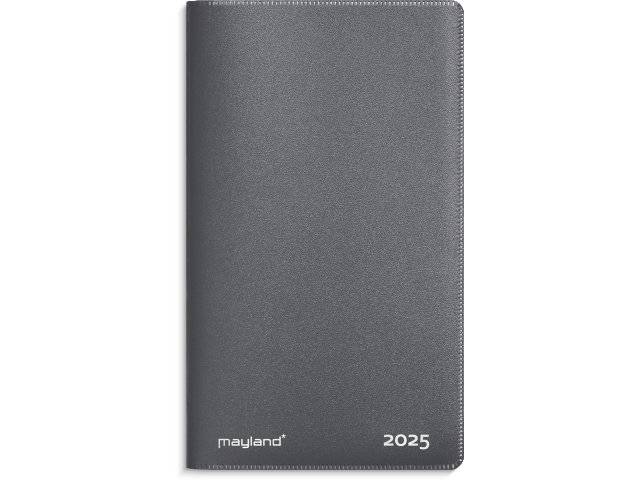 Mayland 2025 Index Planner Mini PP 7,6x13,2cm grå 25071000