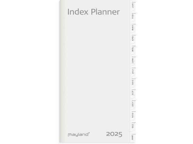 Mayland 2025 Index Planner REFILL måned 8,8x16,6cm 25095200