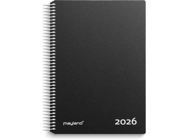 Mayland 2026 timekalender 16,8x23,5cm sort 26218000