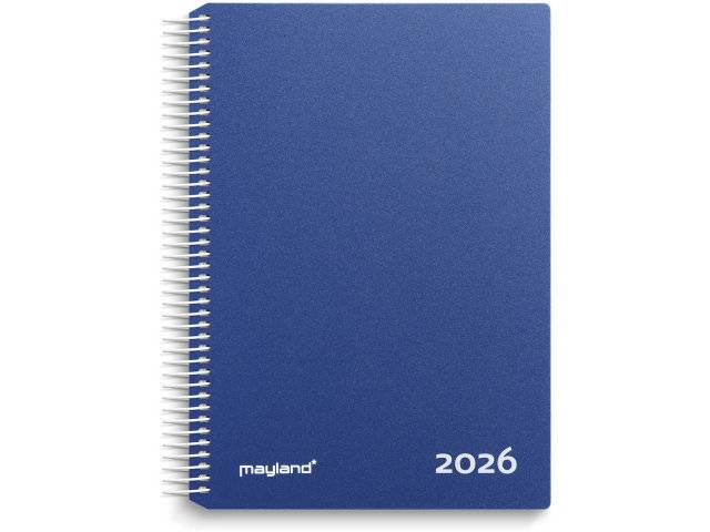 Mayland 2026 timekalender 16,8x23,5cm blå 26218020