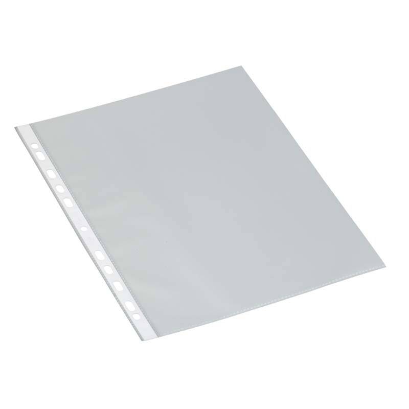 Bantex plastlomme A4 0,09mm åben i top refleksfri, 10 stk