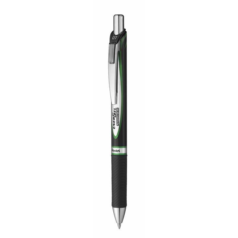 Pentel EnerGel rollerpen BLP77-D 0,7mm permanent grøn