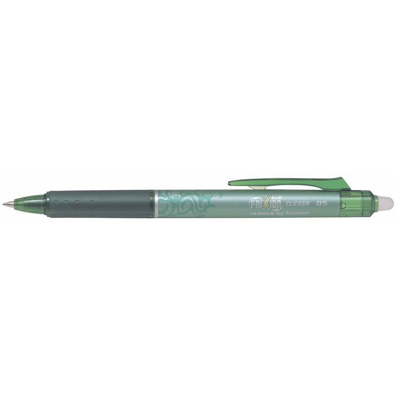 Pilot FriXion Clicker kuglepen fine 0,5mm grøn