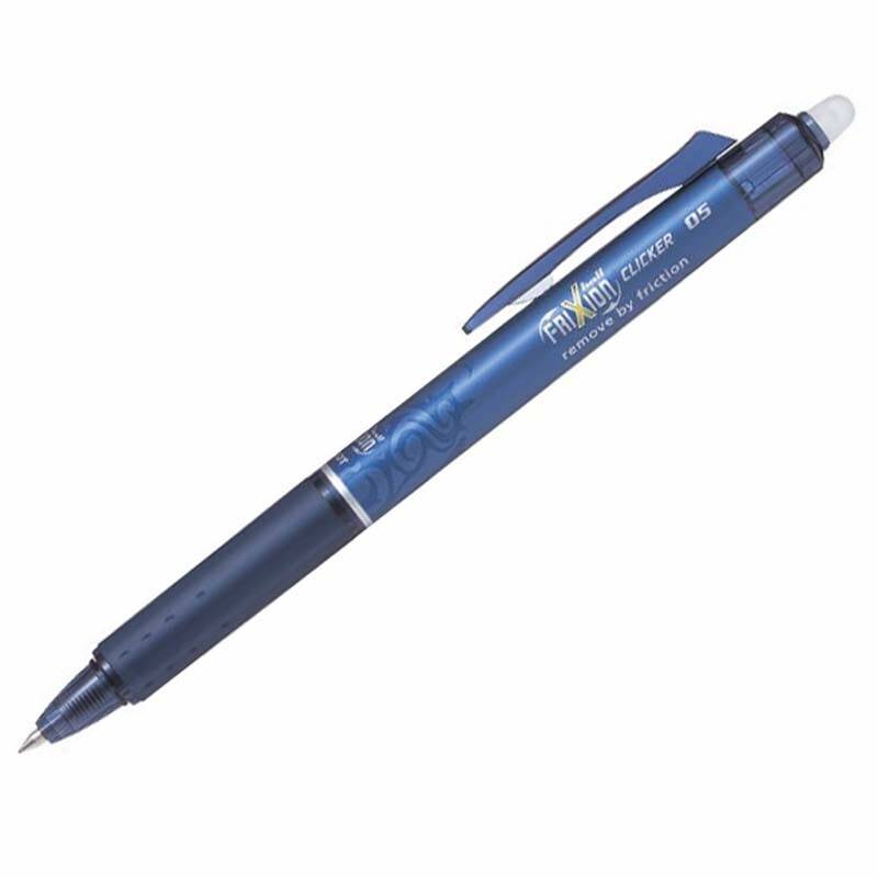 Pilot FriXion Clicker kuglepen fine 0,5mm blåsort