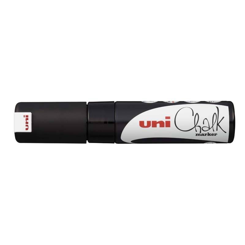 Uni-ball kridt marker PWE-5M til glas- og kridttavler 1,8-2,5mm sort