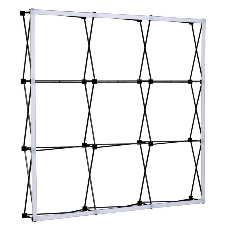 Twin Pop-Up væg - 2,25 meter x 2,25 meter sort