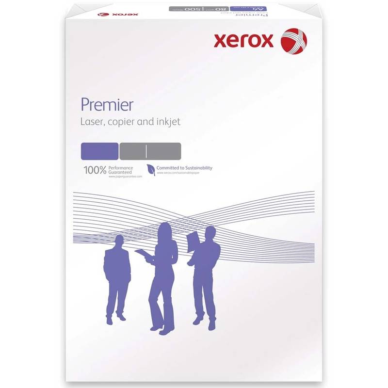 Xerox Premier 90g A4 med 4 huller 7mm, 2500 ark