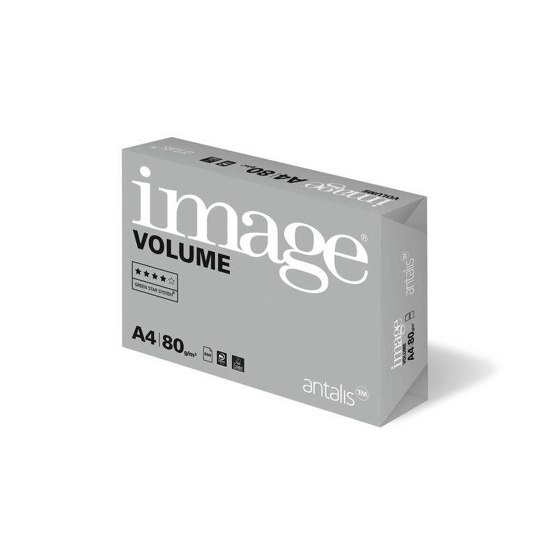 Image Volume kopipapir A4 80g med 4 huller hvid, 500 ark