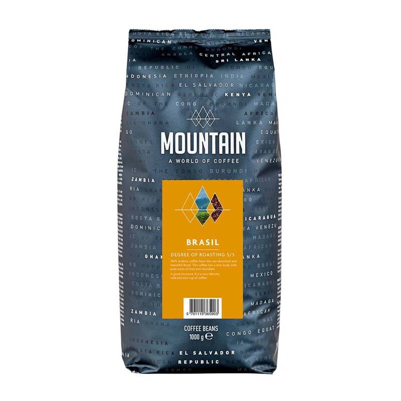 BKI Mountain Brasil kaffe hele bønner 1 kg