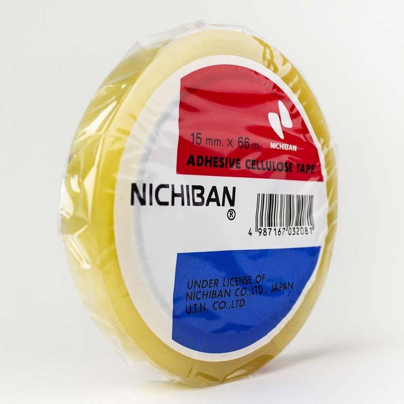 Tape cellulose 15mmx66m kerne Ø75mm klar